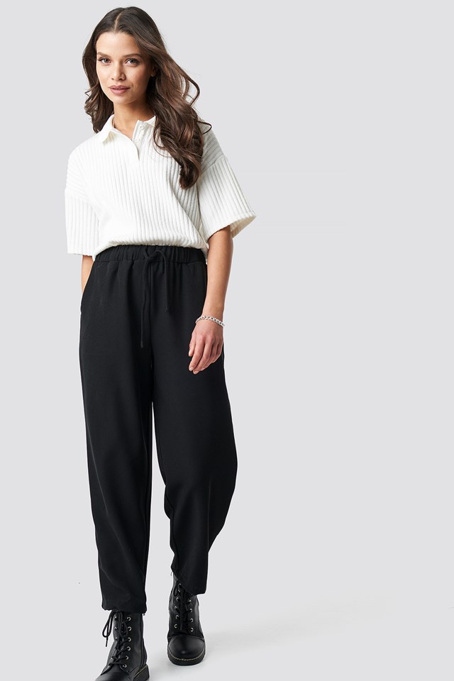 Basic Slip Pants Black | na-kd.com