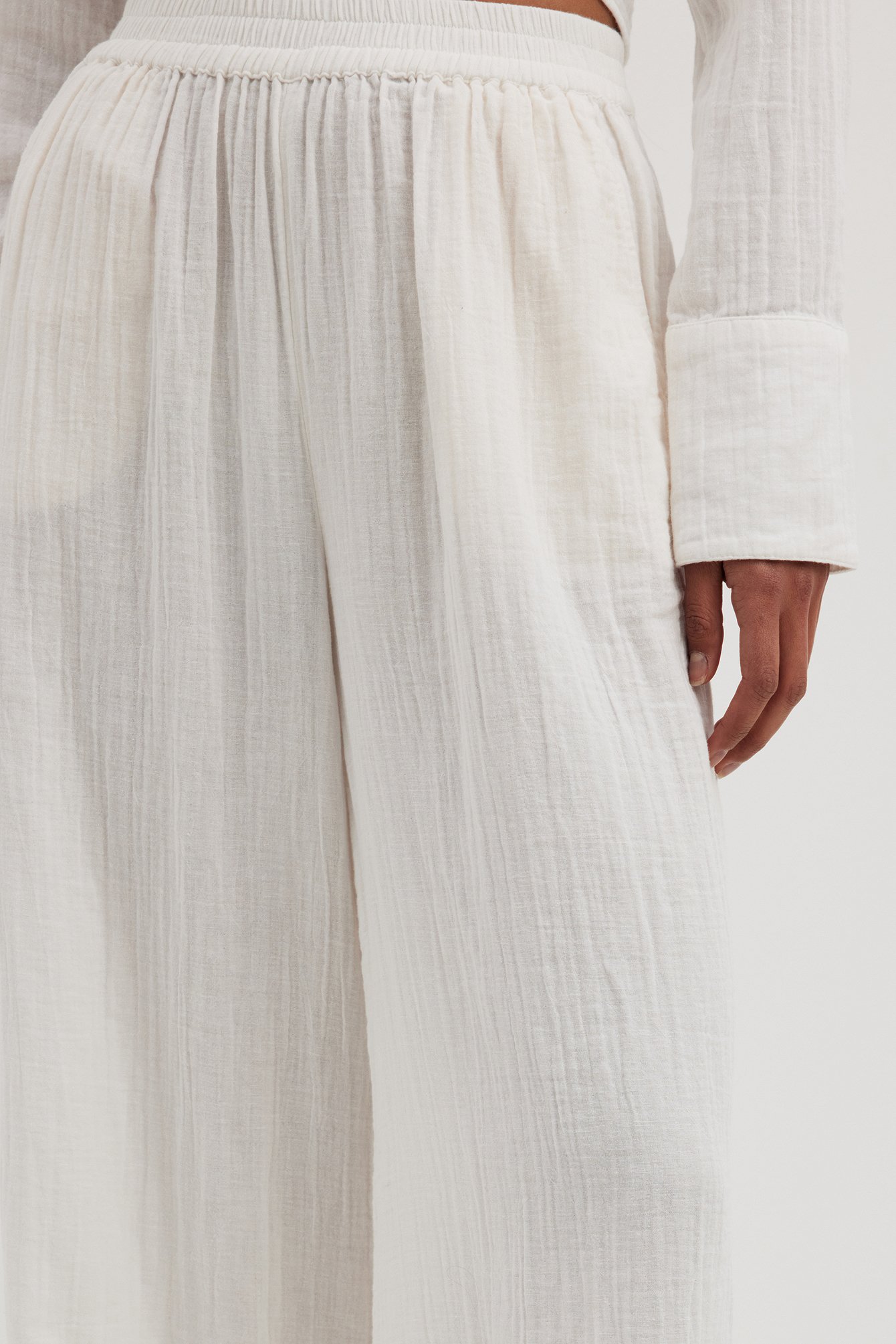 Womens Ami Linen Pant White | Assembly Label