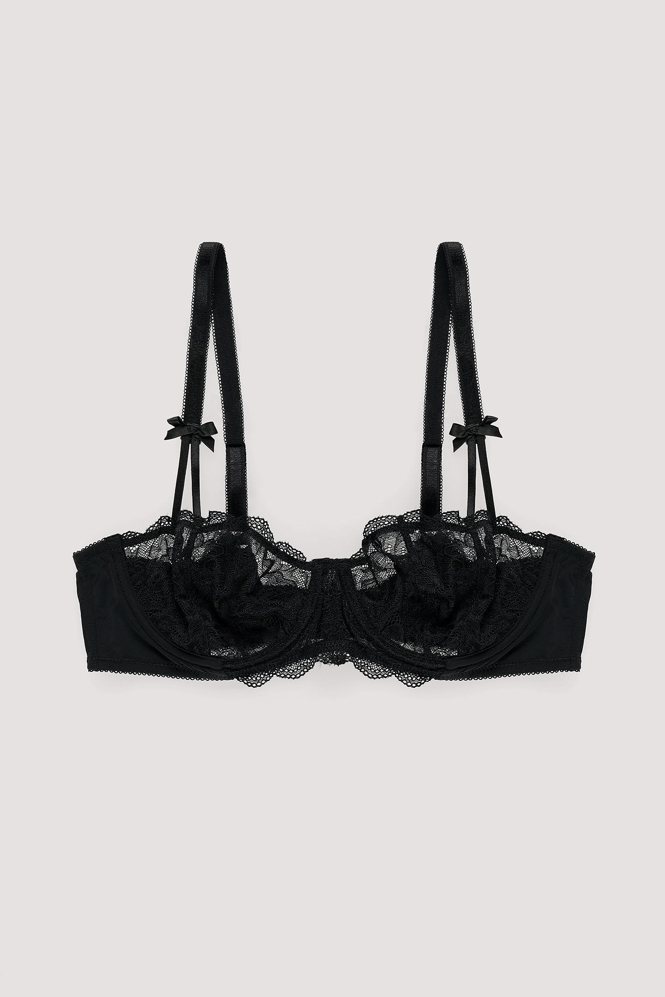 Yours 2pk All Over Lace Micro Contrast Plunge Bra