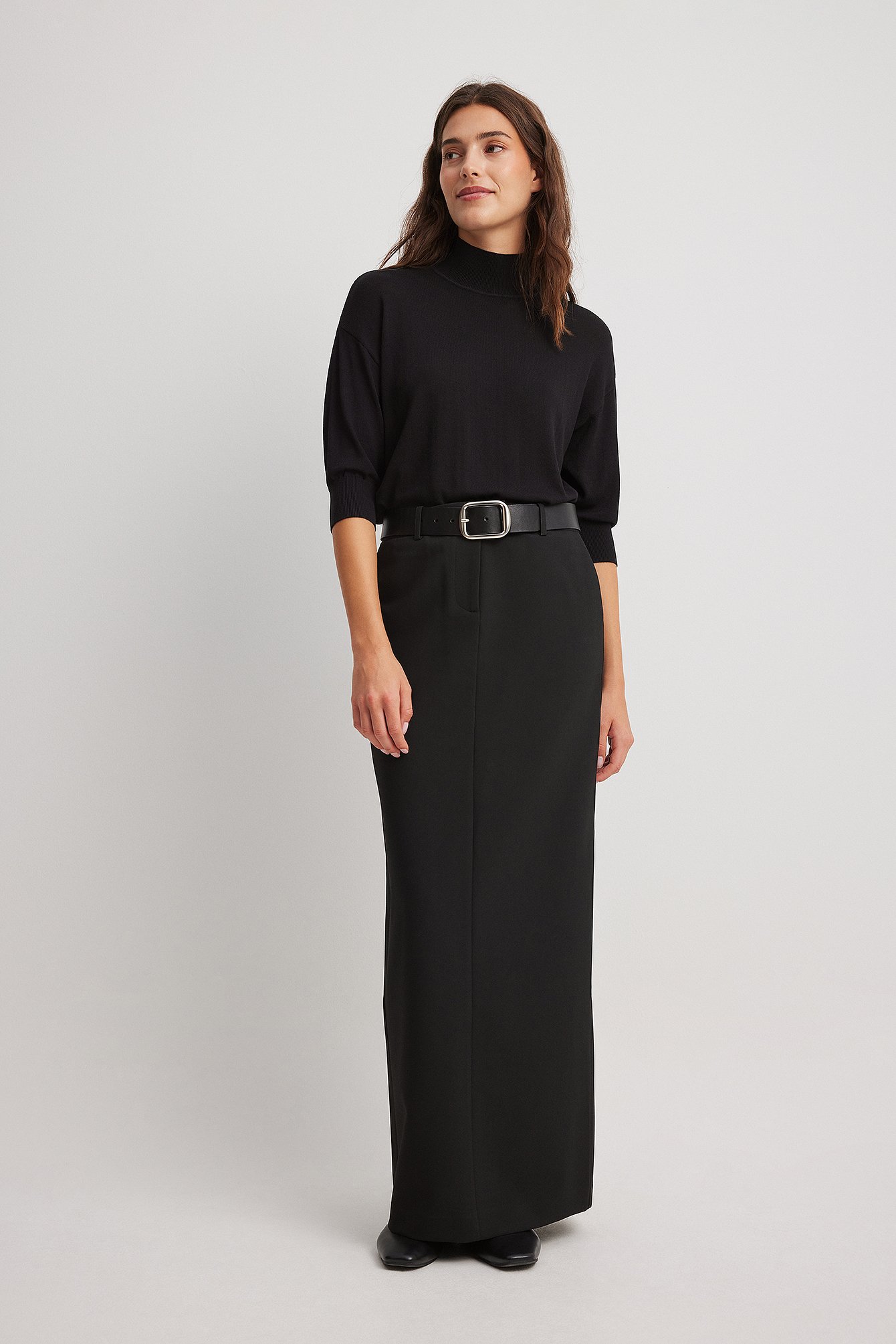 Tailored Maxi Skirt Black | NA-KD