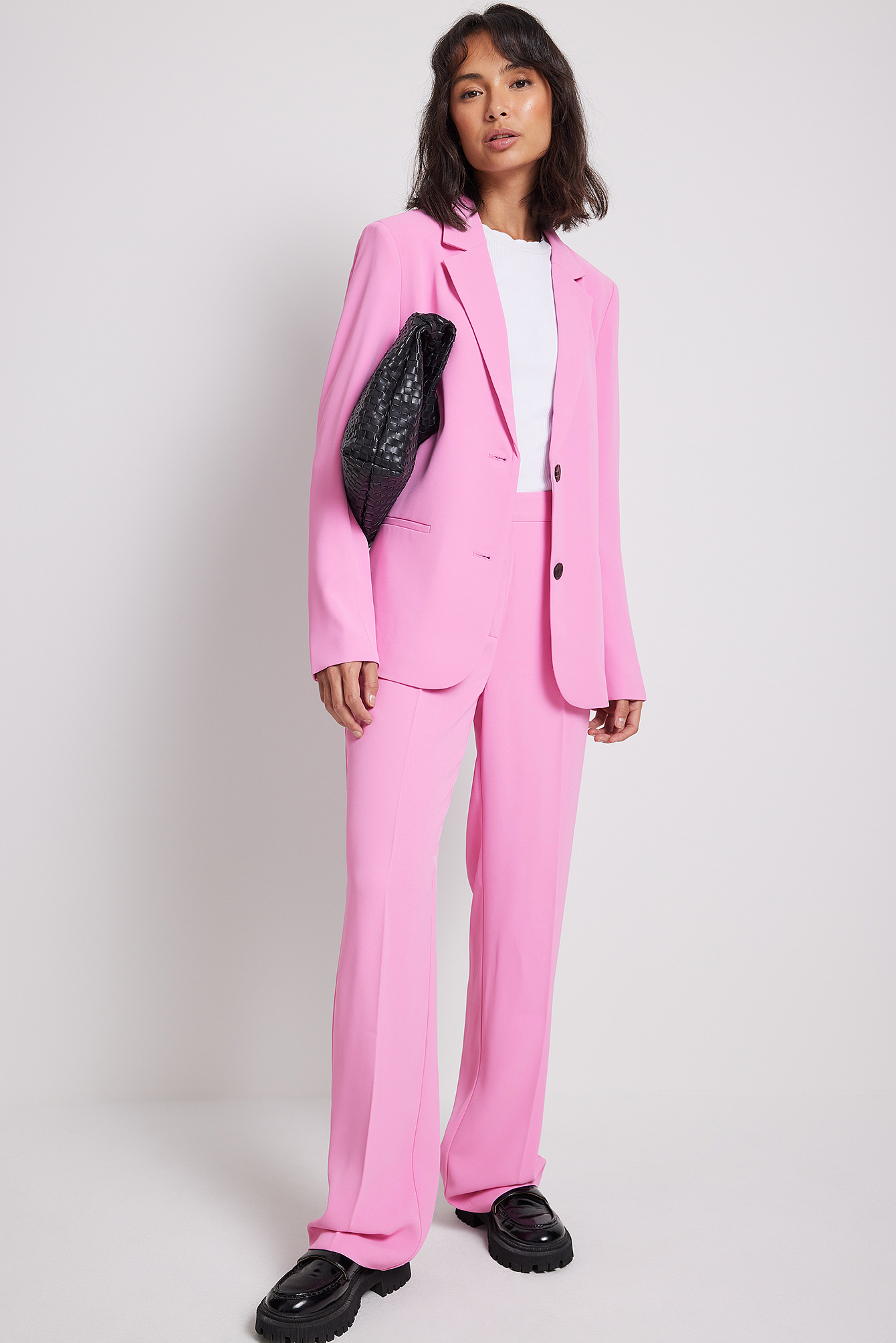 Tailored Regular Blazer Pink | na-kd.com