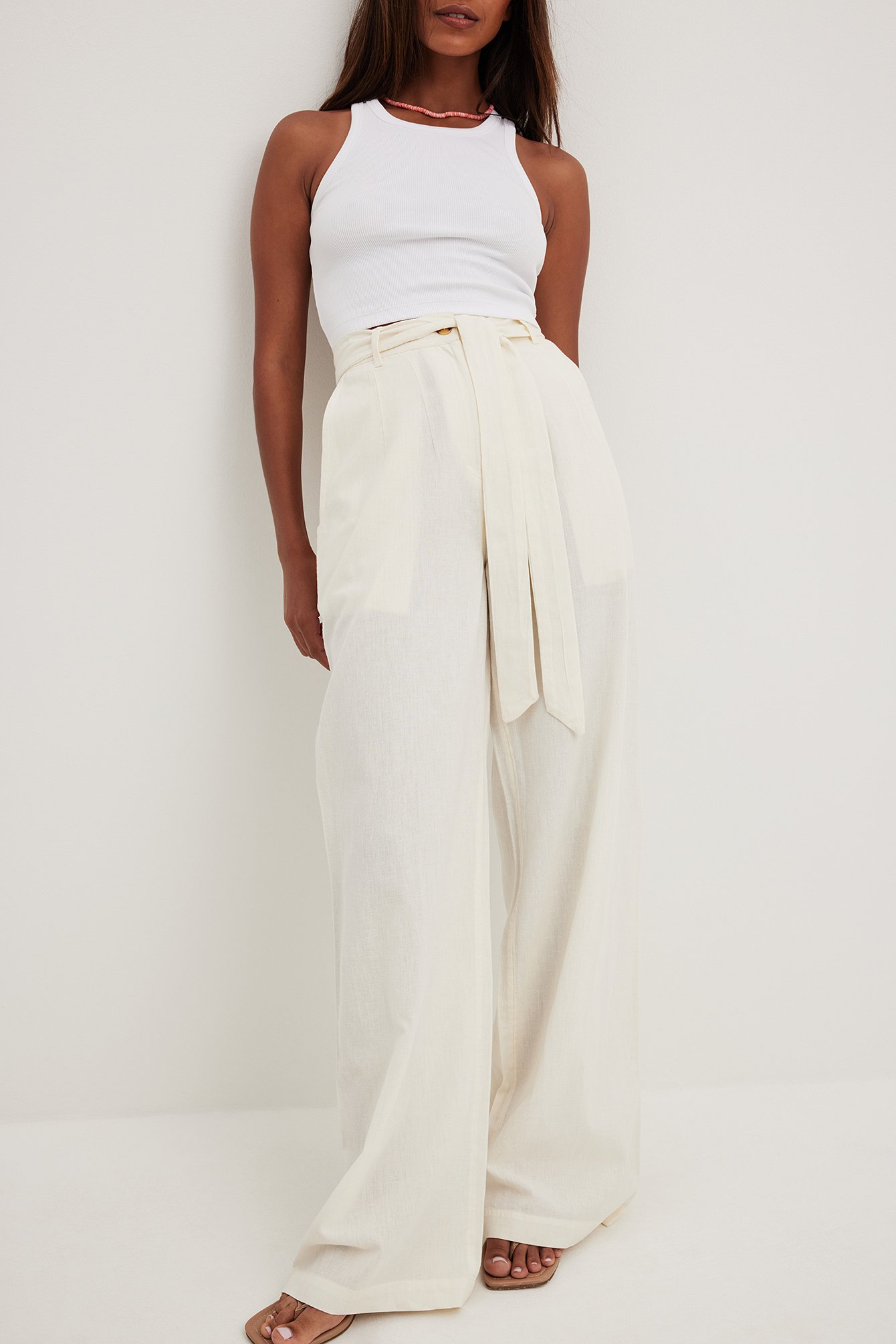 Wide Leg Trousers, Women's Embroidered & Flared