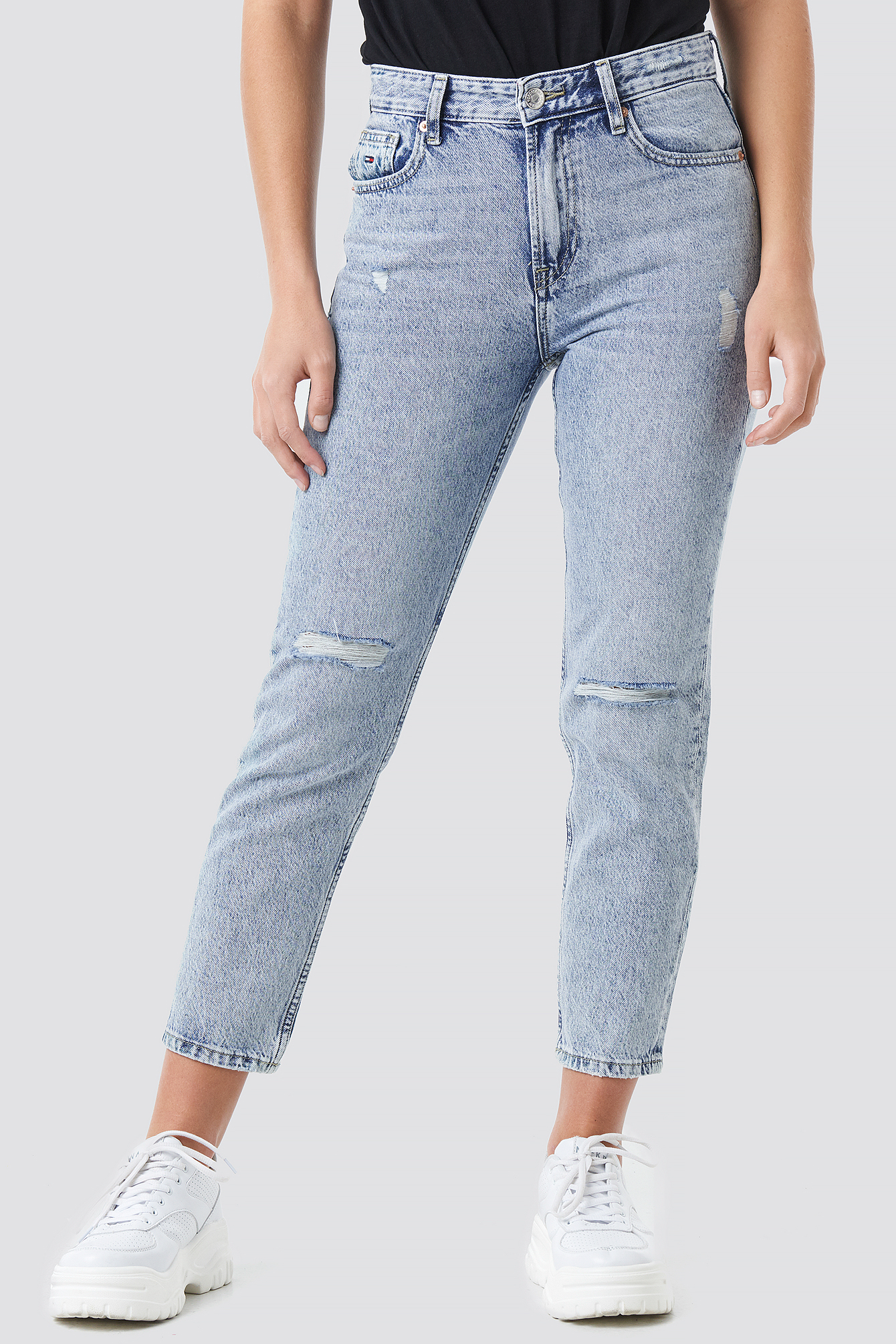 high rise slim cropped izzy