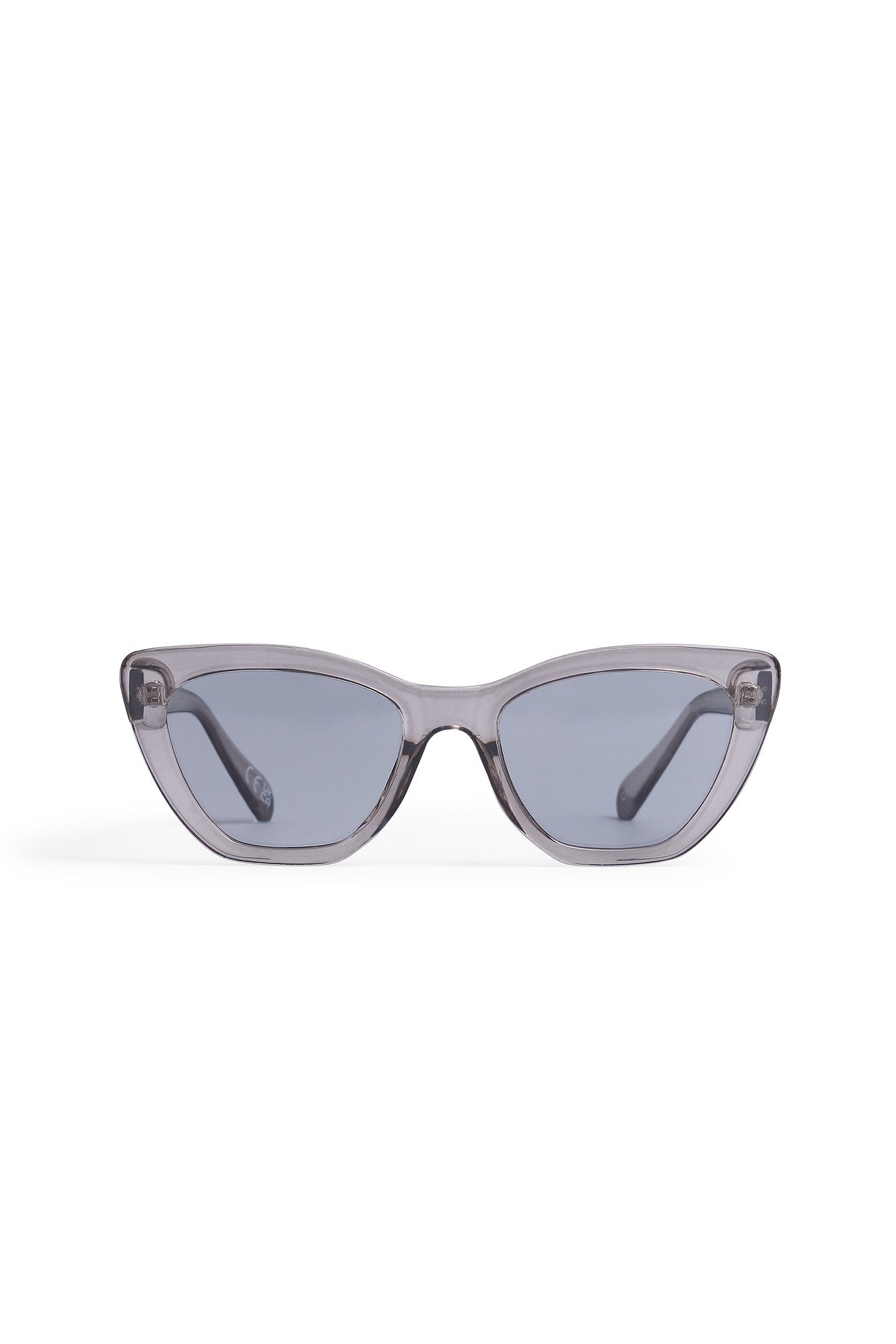 NA-KD Spitze transparente Sonnenbrille - Grey