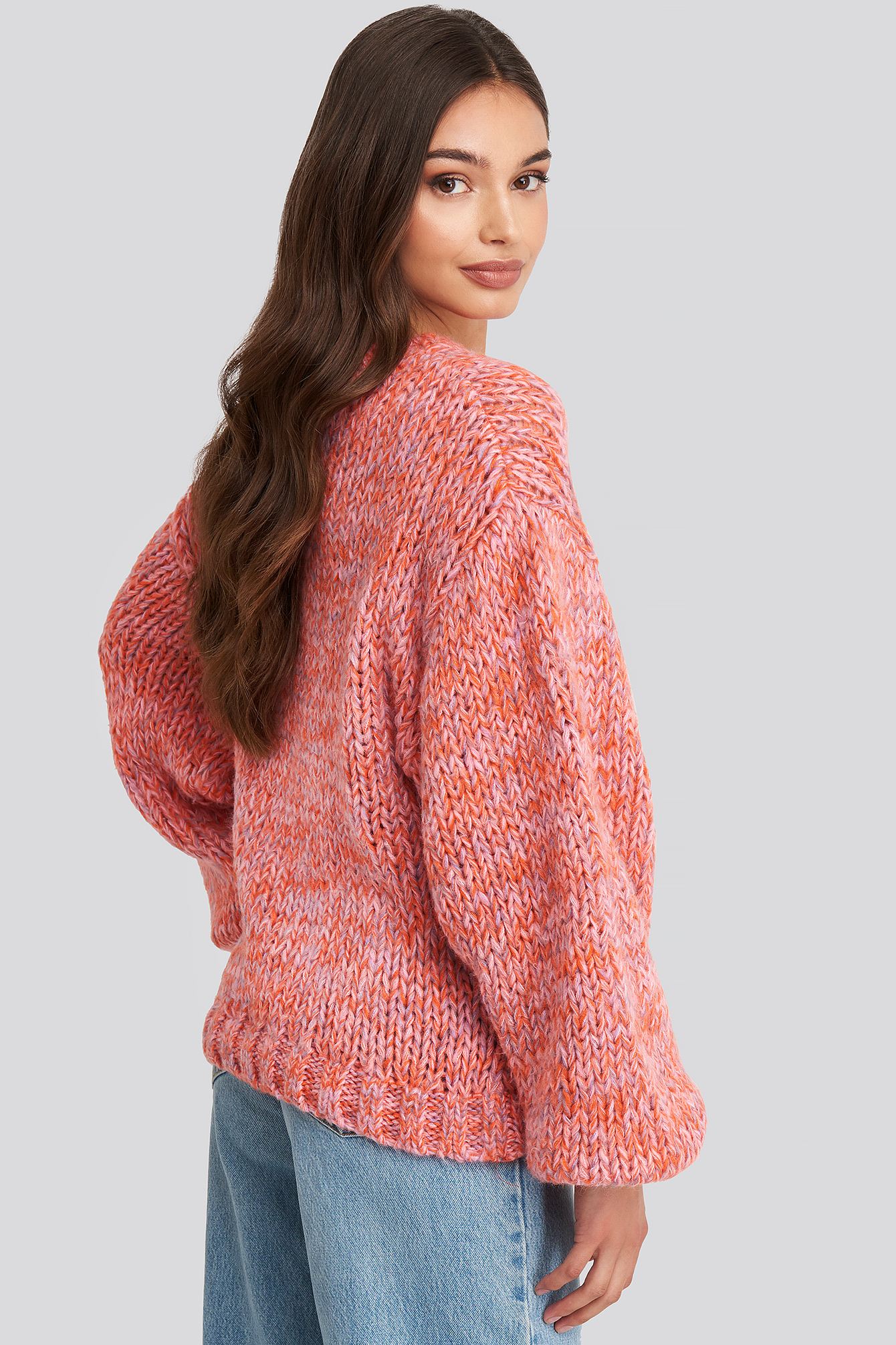 Multicolor Knitted Sweater Flerfarvet