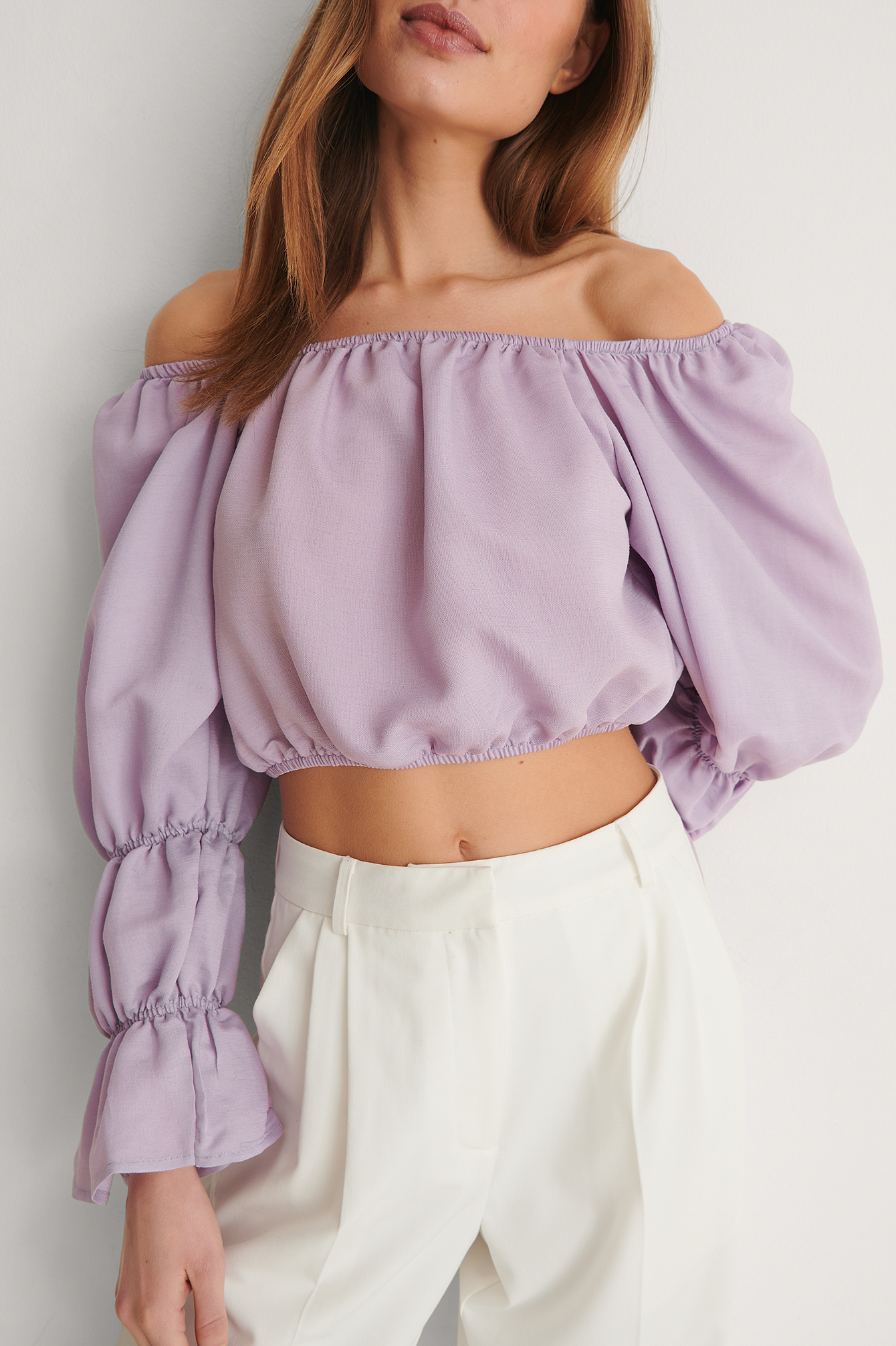 Trendyol Off Shoulder Blouse - Purple
