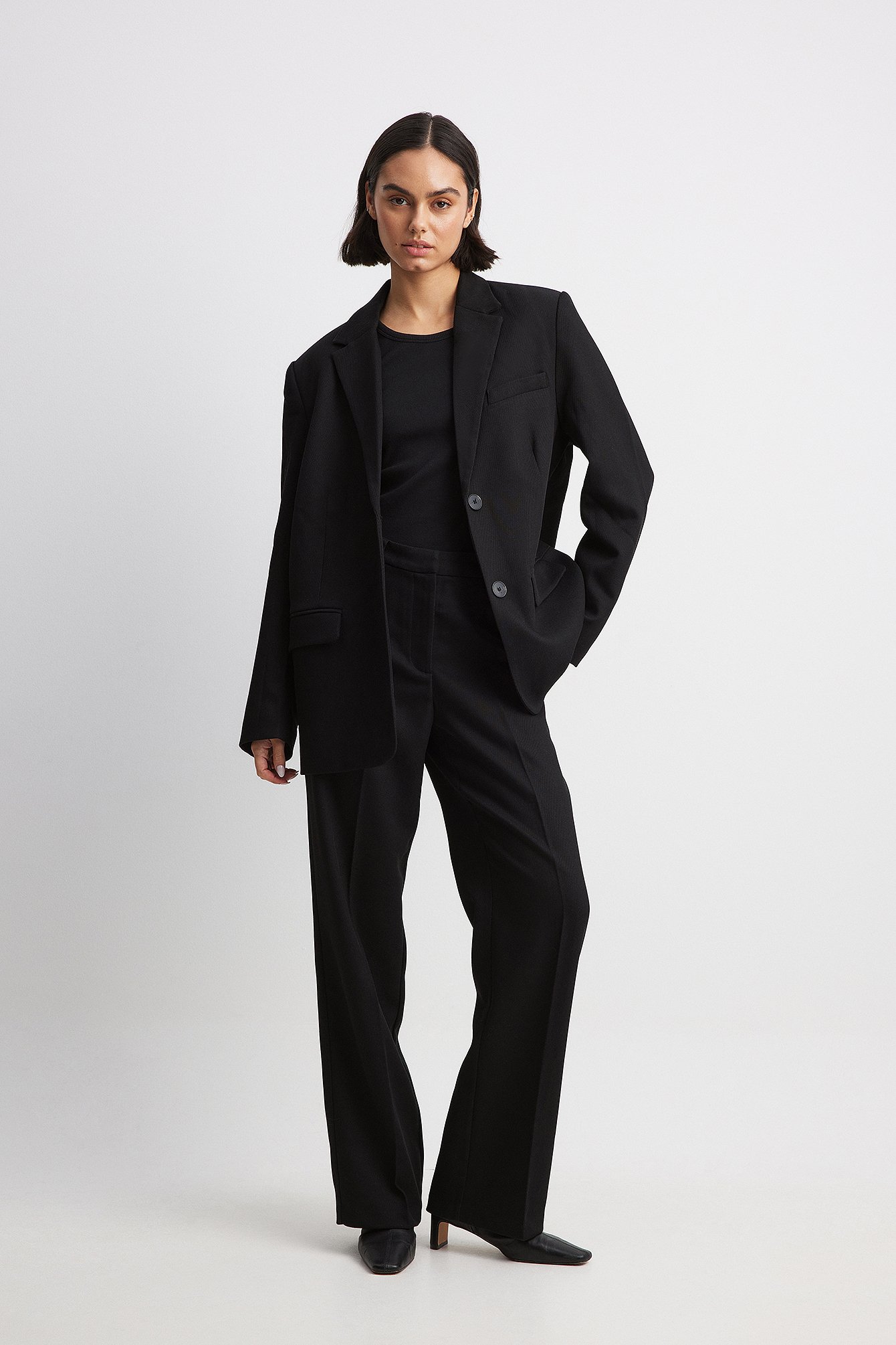 Brooks Brothers Caroline Fit Wool Dress Pants Black Straight Leg Lined  Womens 8 | eBay