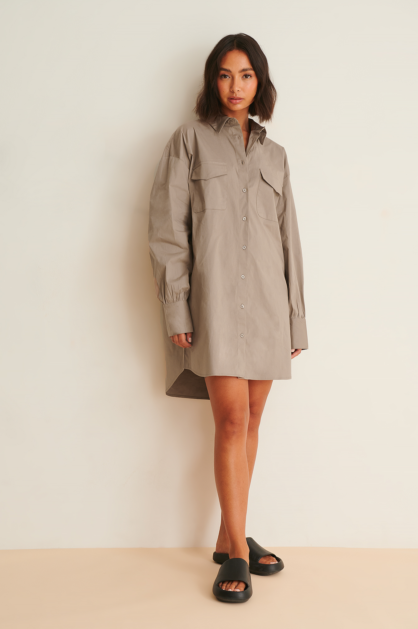 military shirt dress