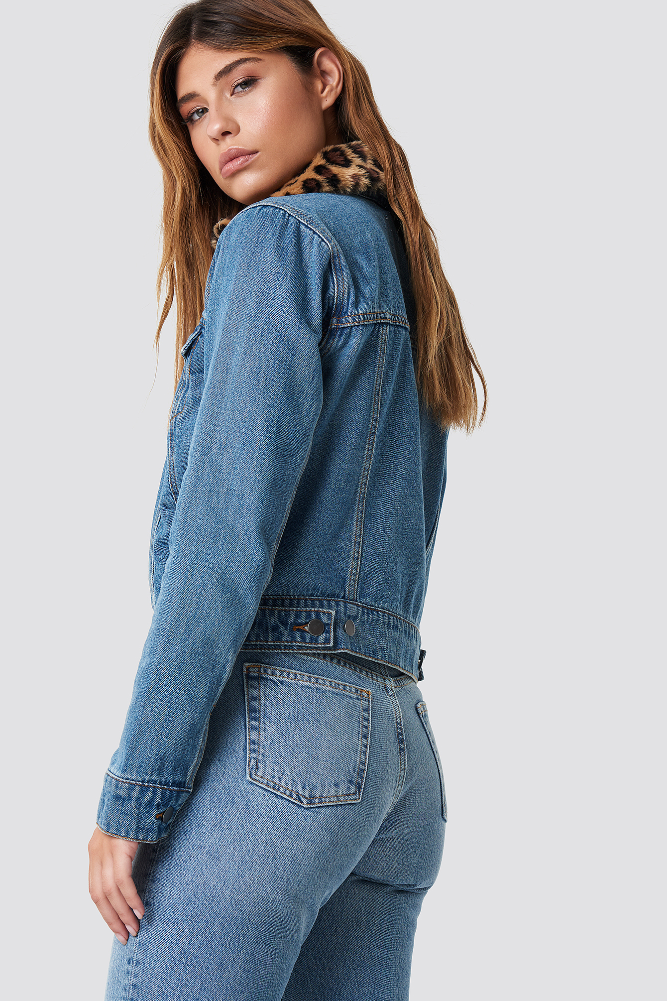 Chloe Denim Jacket Blue | na-kd.com