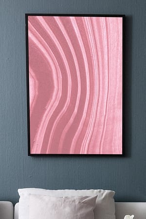 Pink Vibrant Lines -juliste