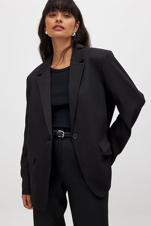 Black Basic blazer