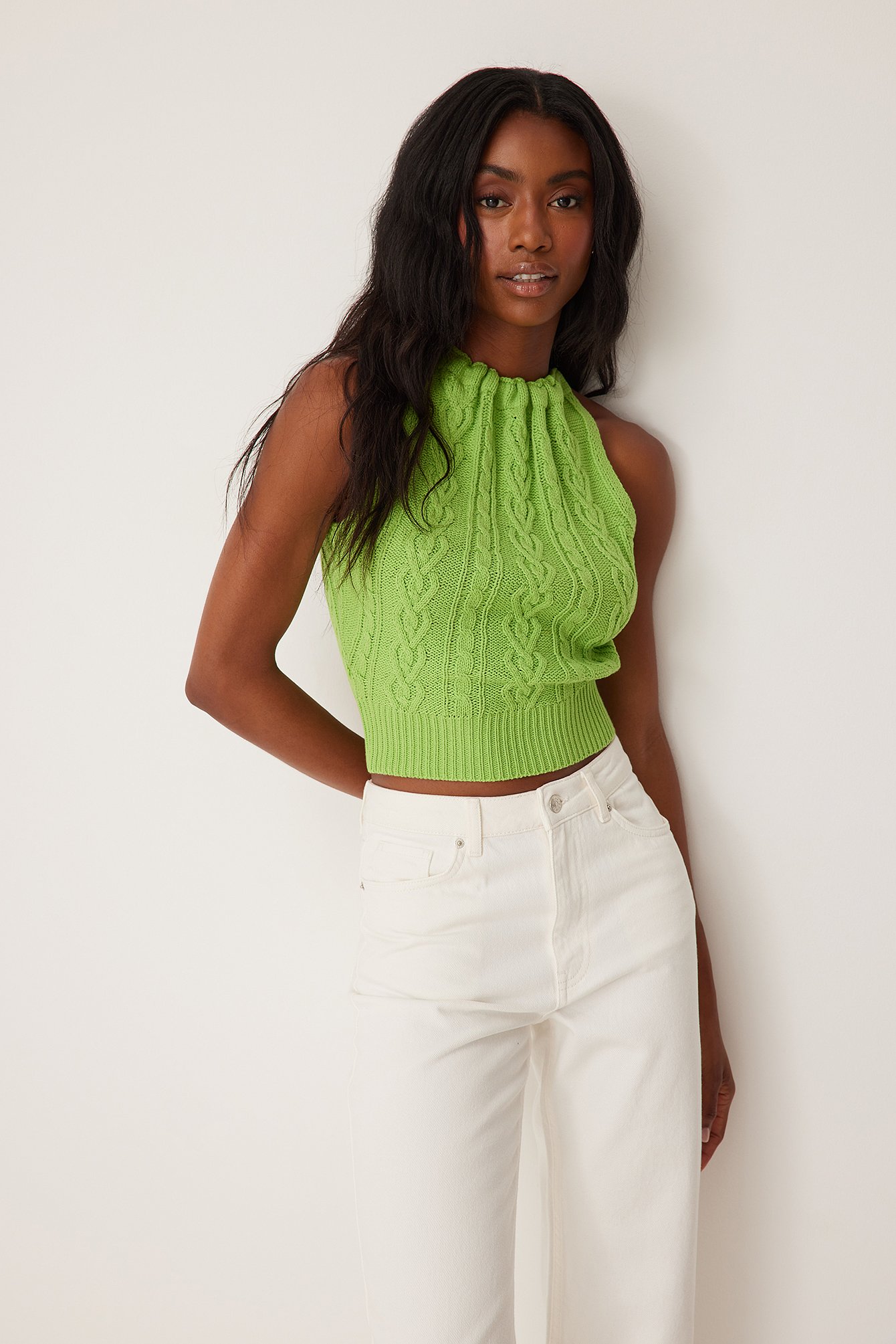 Mintgroene discount top dames