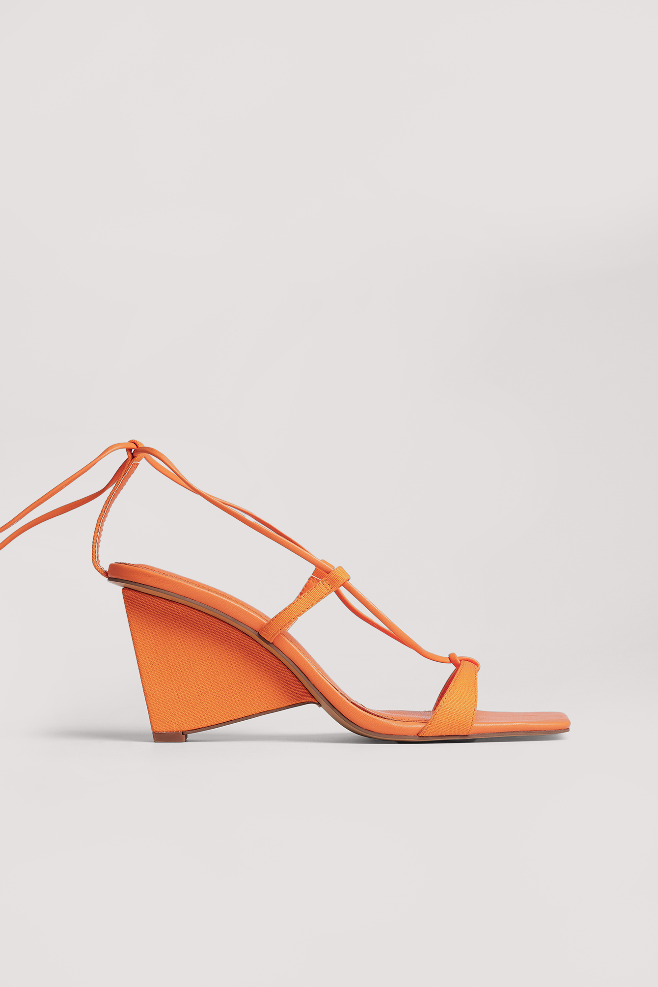 Orange wedge store heel shoes