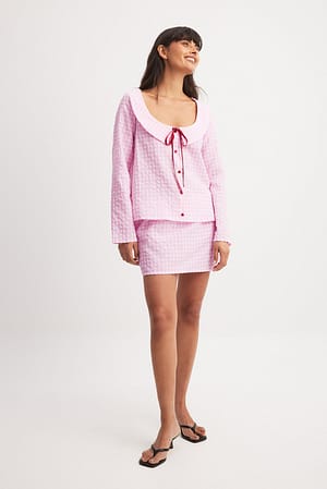 Pink Check Ruudullinen hame