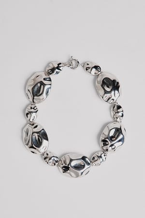 Silver Klobige Halskette