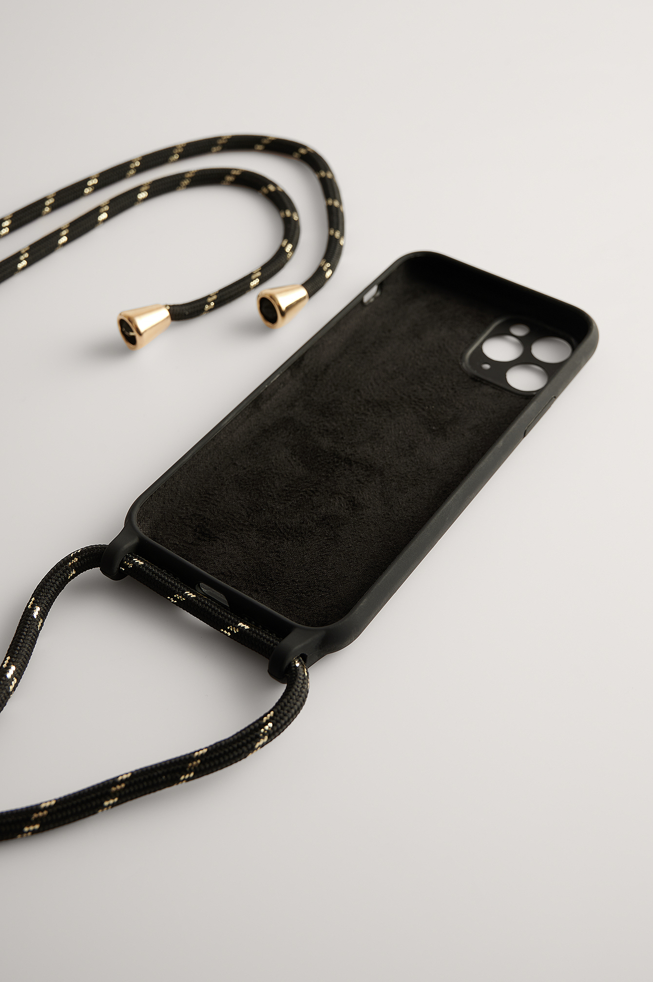 Cord Strap Phone Case Black NA KD