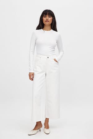 White Denim culotte