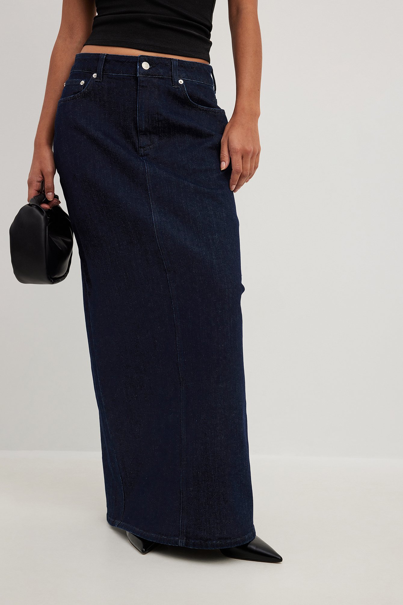 Denim Mid-Rise Maxi Skirt in … curated on LTK