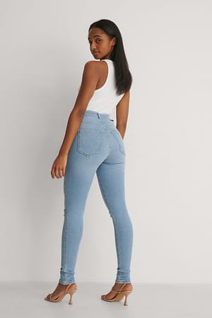 Blue Ripped Moxy Jeans