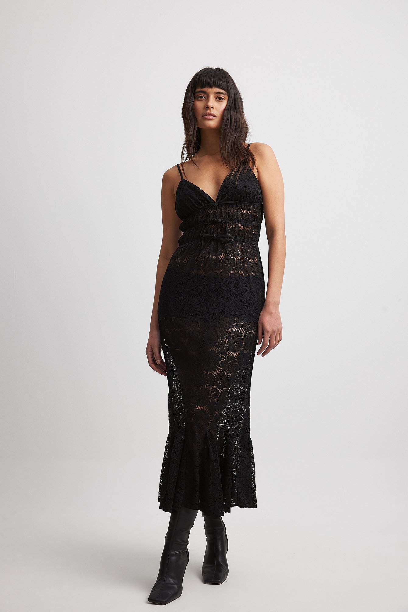 Lady In Lace Midi Dress - Black | Fashion Nova, Dresses | Fashion Nova