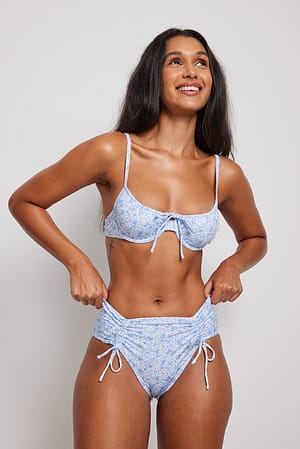 Recycled High Cut V-shaped Panty Blue