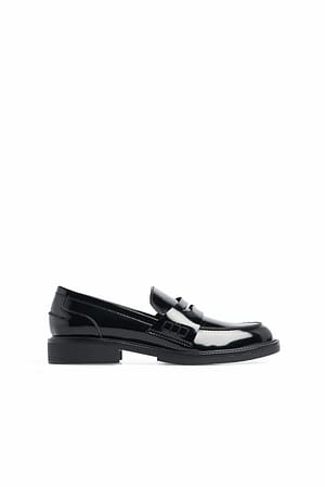 Black Dressed Penny Loafers