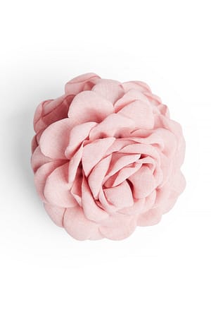 Powder Pink Pince à cheveux forme fleur