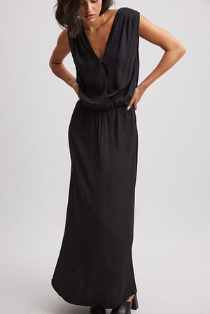 Black Løstsittende kjole