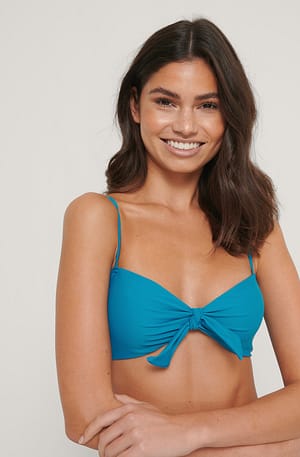 SKINY triangle bra padded in space blue