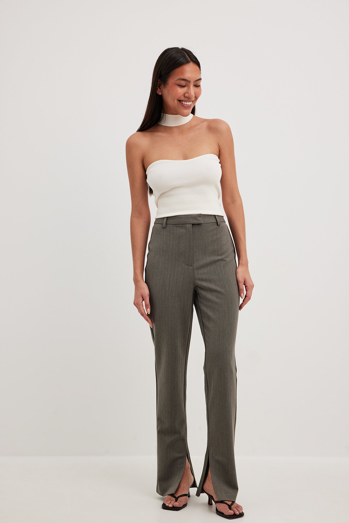 Trousers  Shop Womens Designer Pants and Trousers  The UNDONE  Tagged  grey