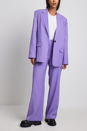 Purple Hose mit hochgeschnittener Taille