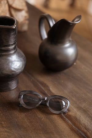 Grey Stone Okulary przeciwsłoneczne w kształcie kociego oka