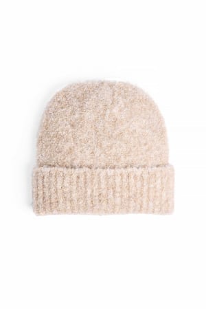 Beige Beanie