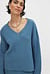 Jersey de punto oversize con escote en V