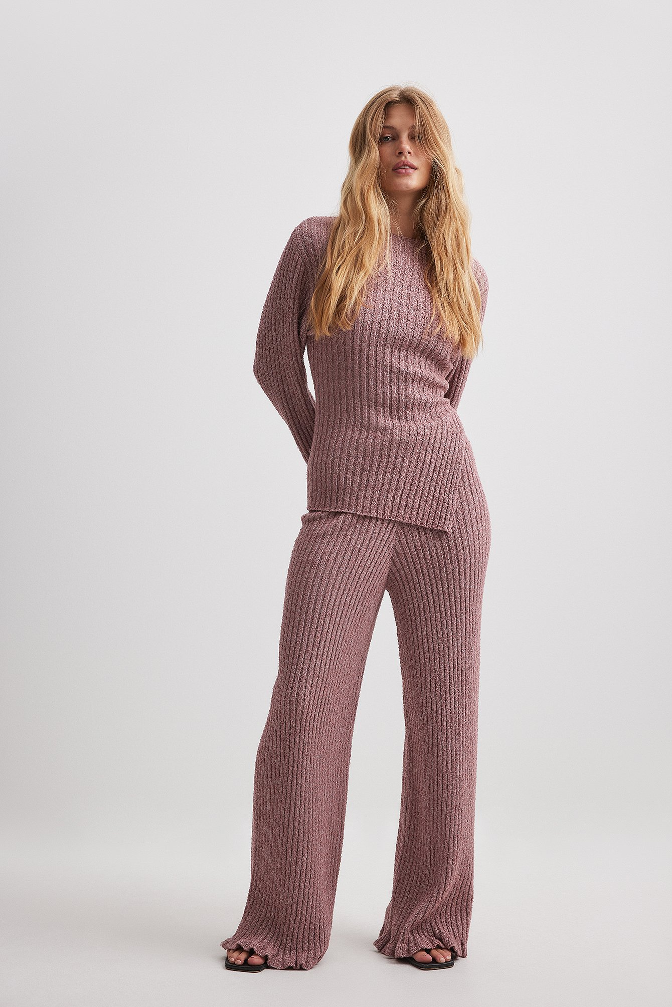 Micaela Greg Faded Olive Knit Trouser at General Store
