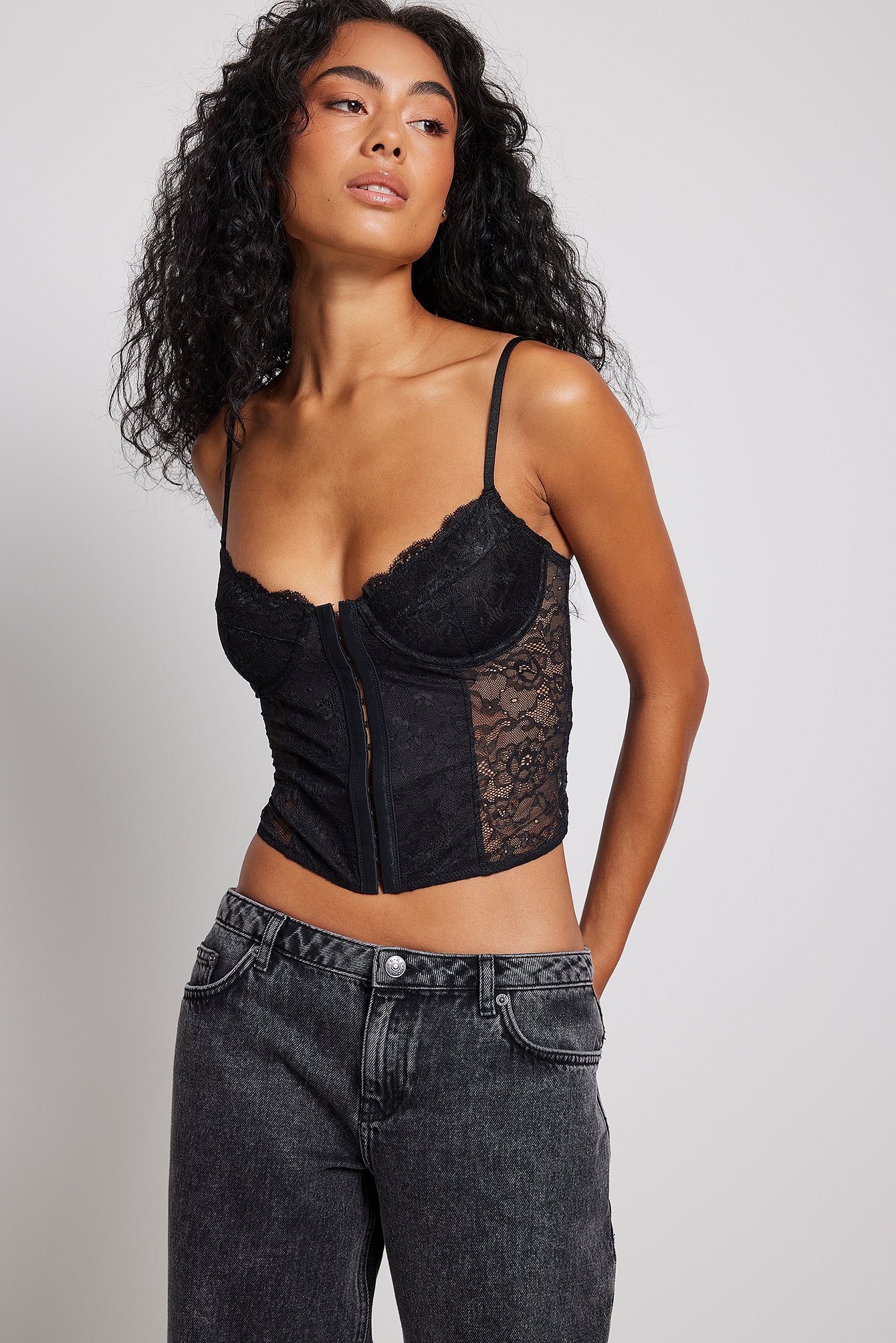 Bustier dentelle outlet noir