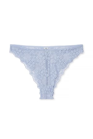 Blue String en dentelle