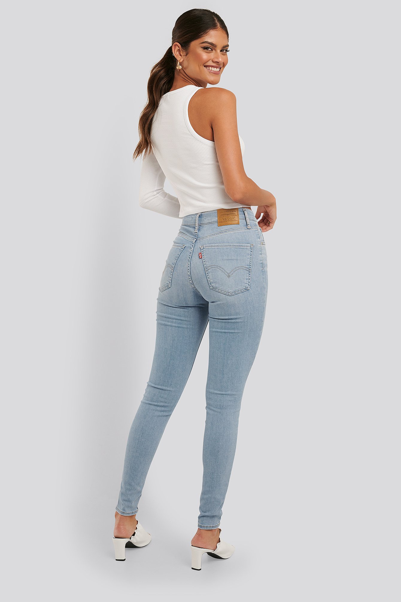 super skinny mile high levis