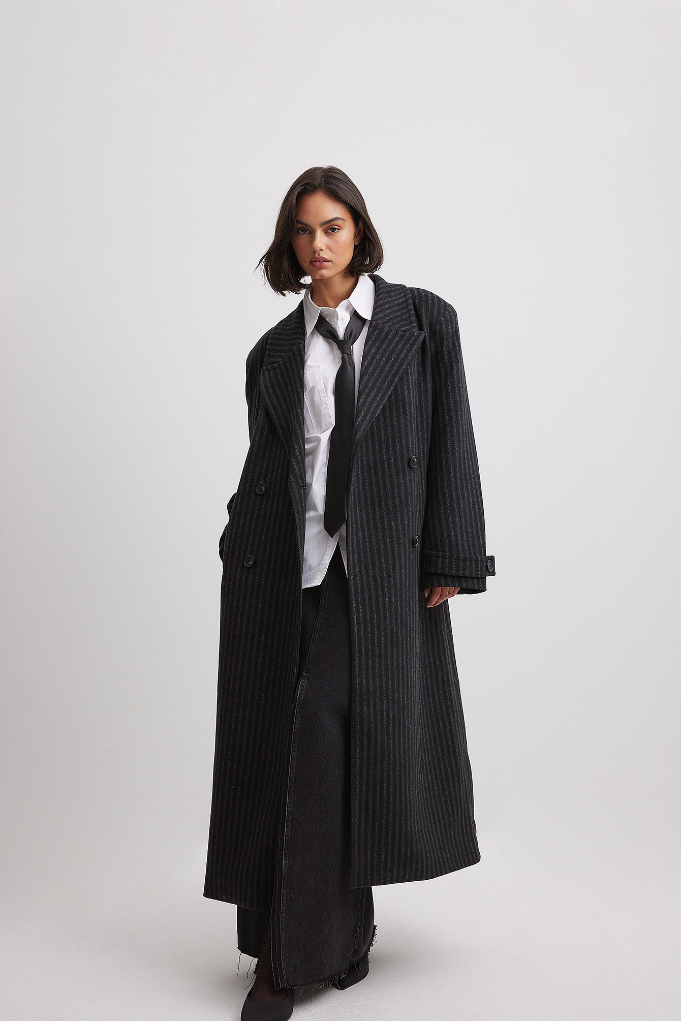 Long Coat Stripe | NA-KD