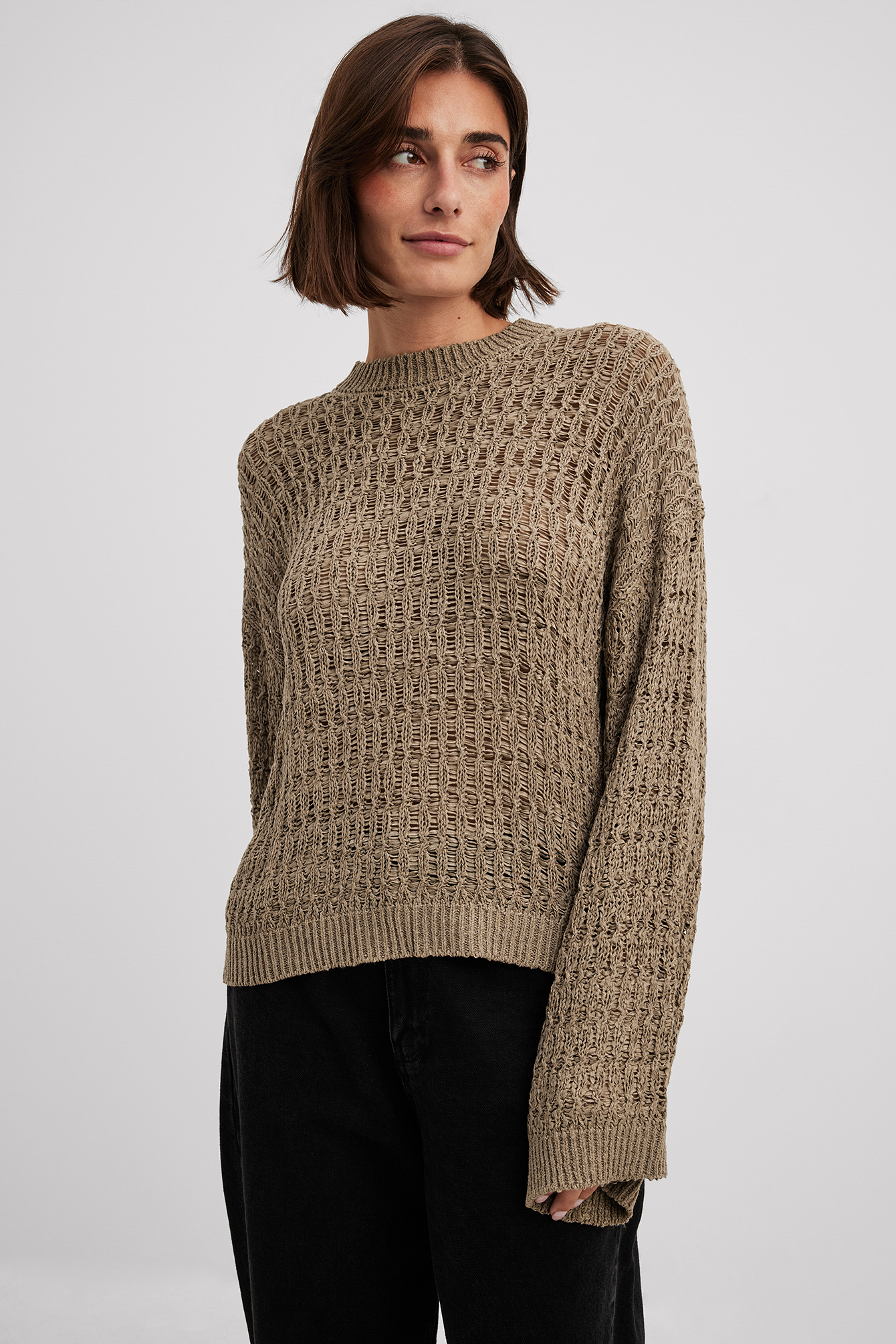 Oversized loose outlet knit sweater