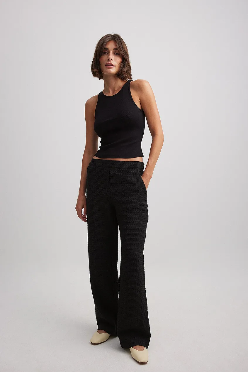 Pantalon noir 2024 chic pour femme