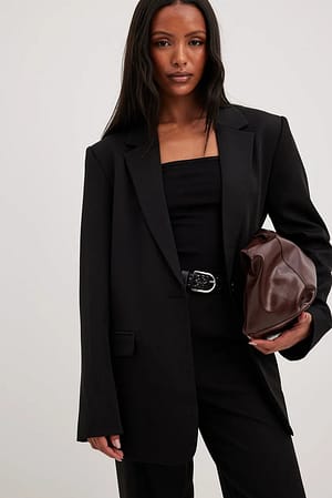 ZARA 2023-24FW Casual Style Faux Fur Shoulder Bags