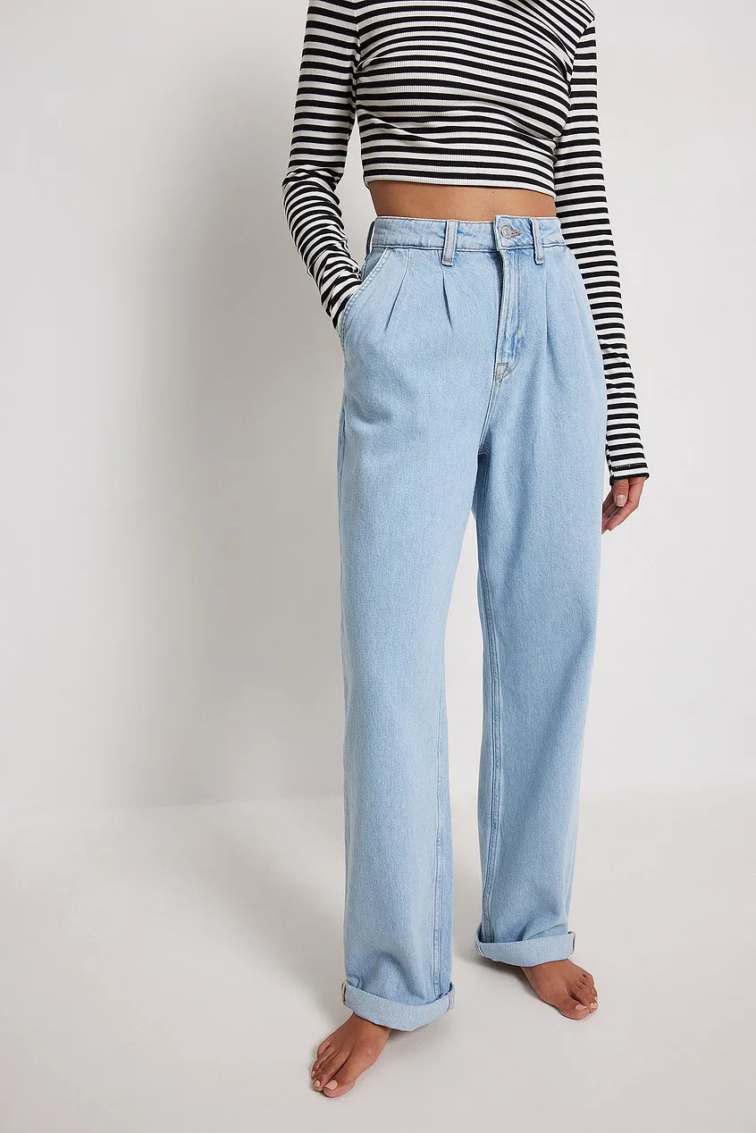 KARL LAGERFELD PAPERBAG PANTS - Relaxed fit jeans - dark grey denim/grey  denim - Zalando.co.uk
