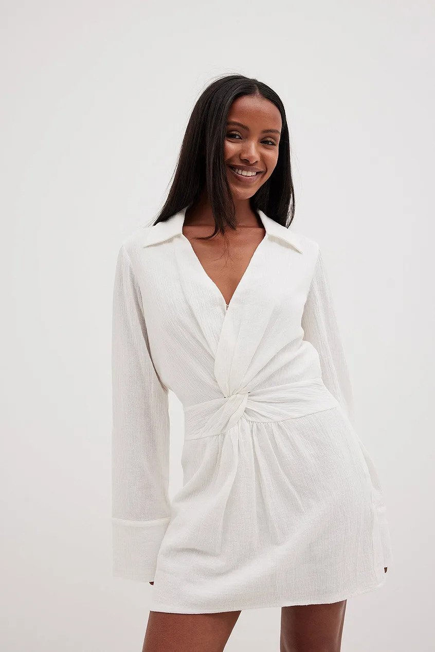 Robe chemise blanche online asos