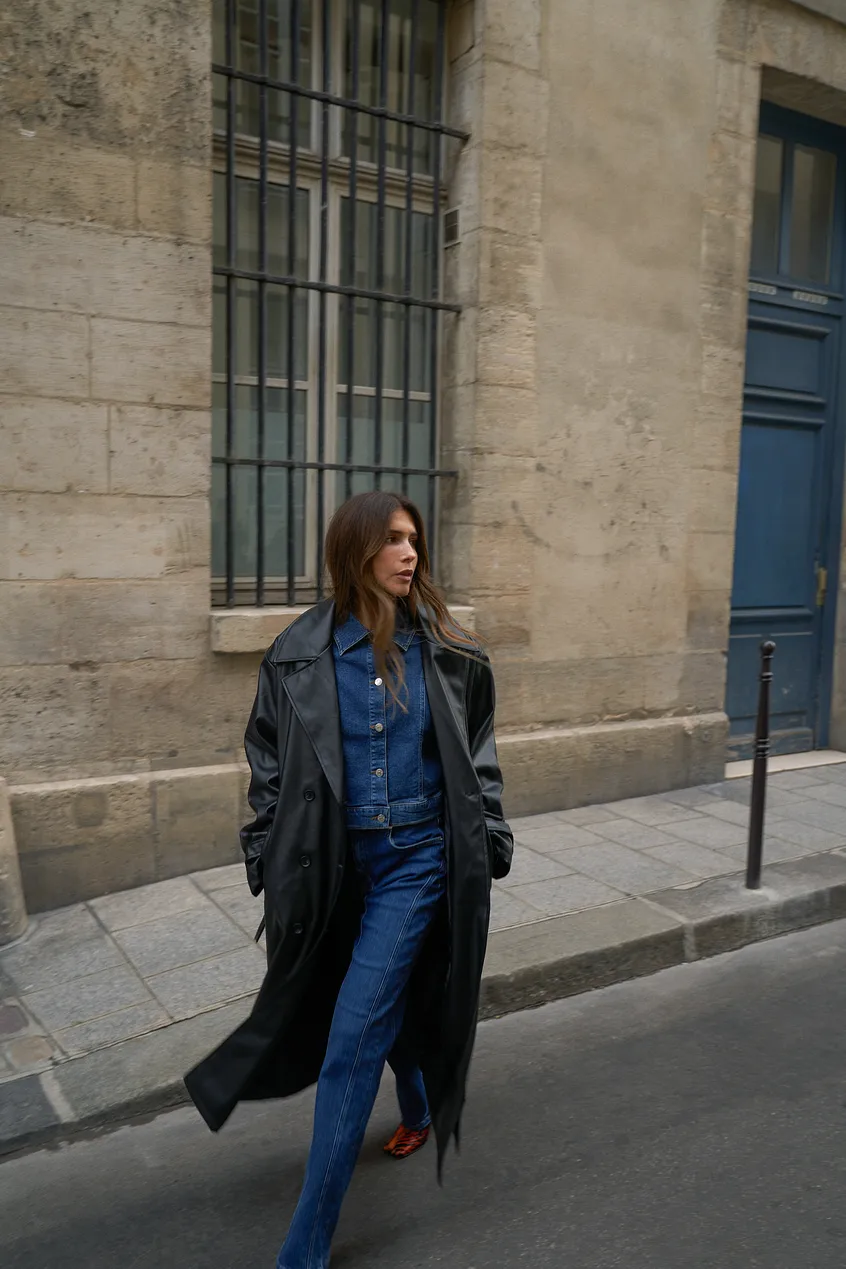 Porter une veste online en cuir