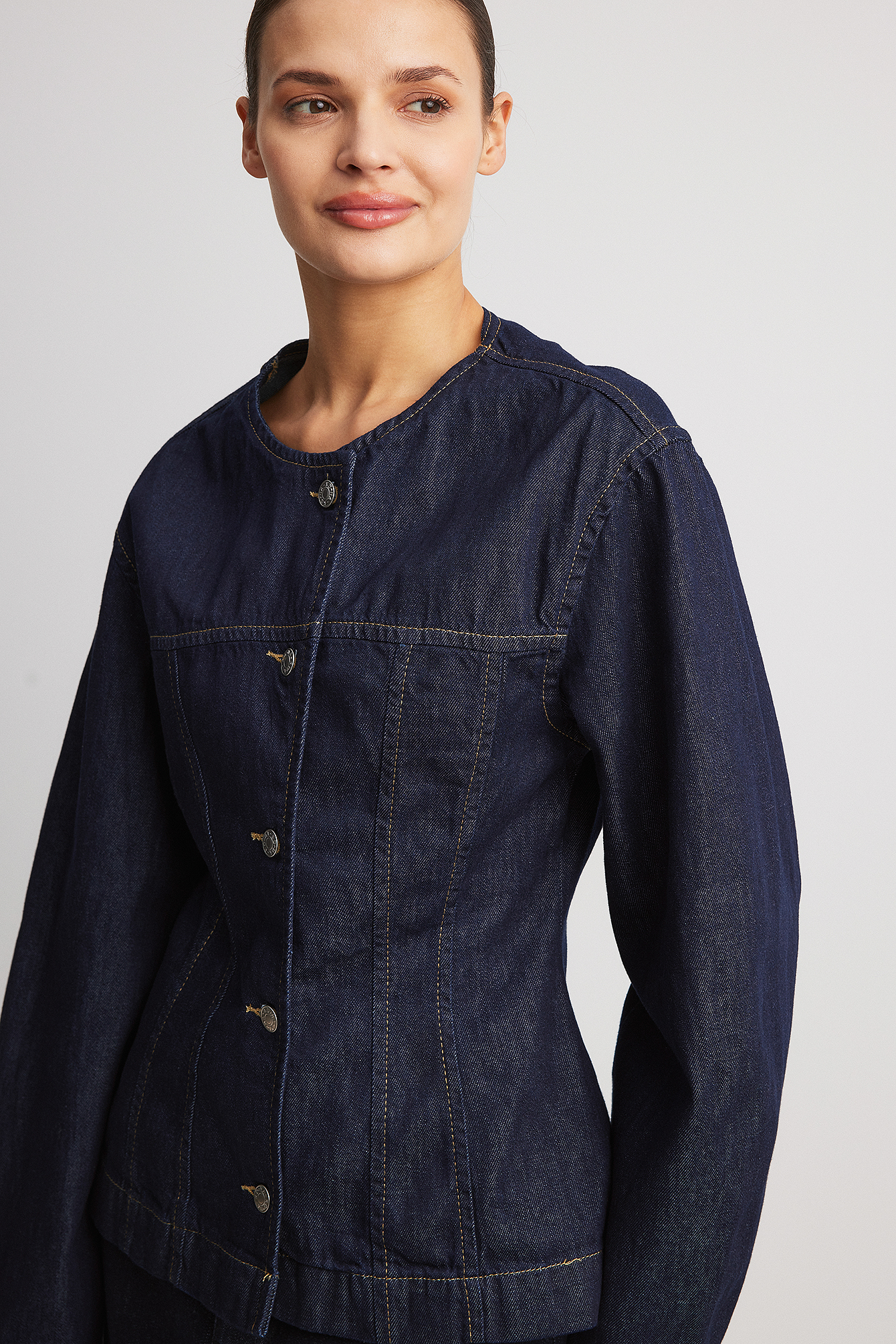 Womens Blue Denim Jackets | NA-KD