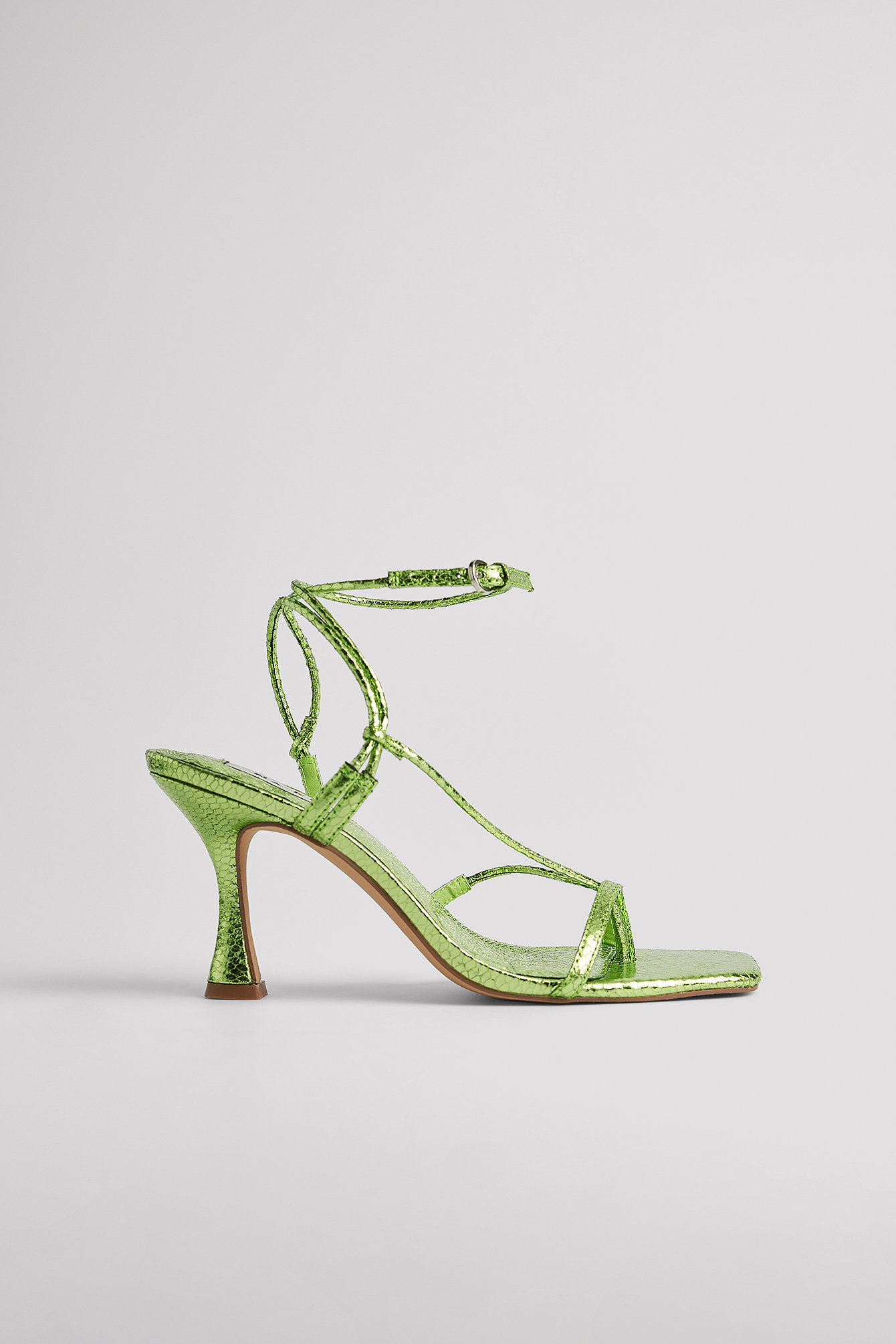 Green clearance strappy shoes