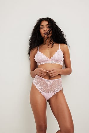 Womens Pink Lingerie