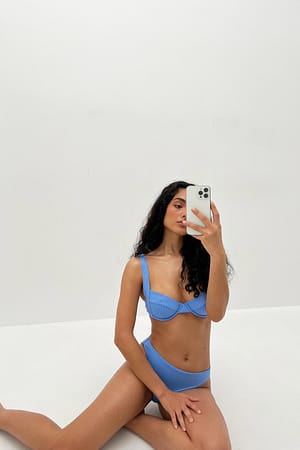 Blue Ribbad bikinitopp