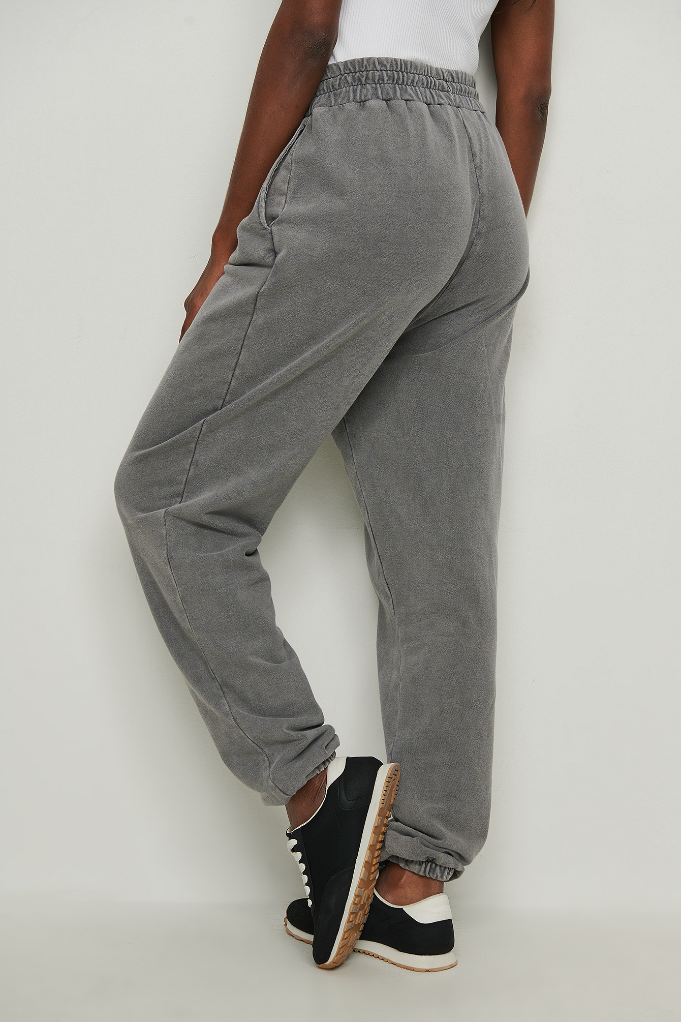 Acid Wash Sweatpants Grey | NA-KD